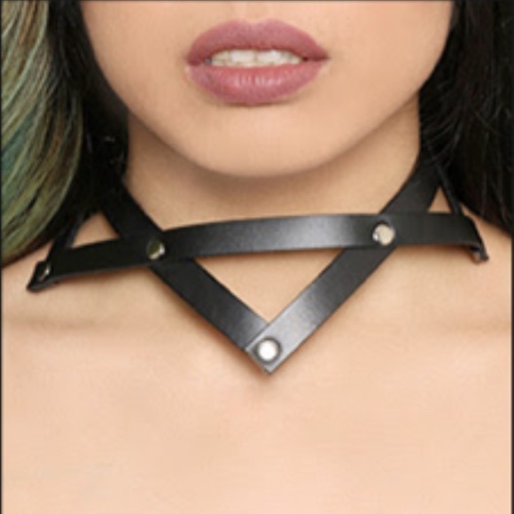 Gypsy Warrior Jewelry - Pentagram collar choker
